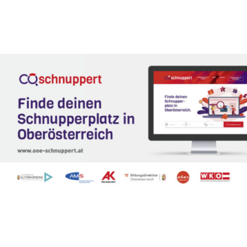 Digitale Schnupperplattform “OÖ schnuppert”